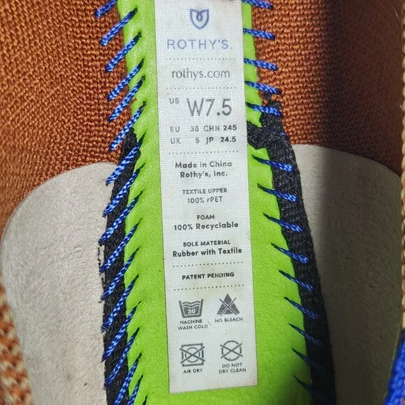 ROTHYS The Point Ballet Flat In Fawn Size W7.5 - Picture 6 of 13